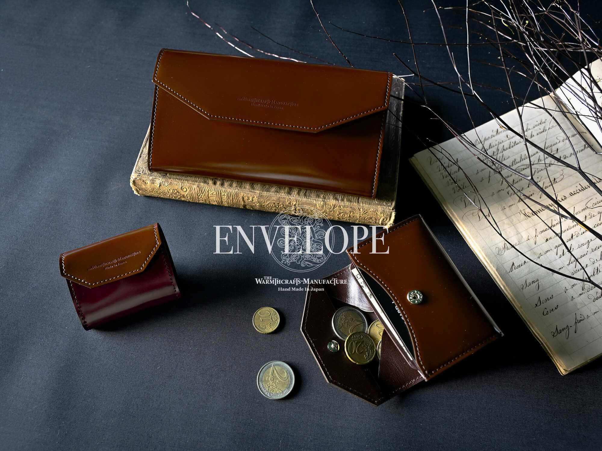 CORDOVAN NEW WALLET COLLECTION “ENVELOPE” RELEASE